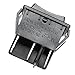 uxcell 2Pcs DPDT On/Off/On 3 Position 6Pin Snap Boat Rocker Toggle Switch,Black,AC 16A/125V 16A/250V,for Boat,Household Appliances