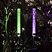 YUNLIGHTS 2pcs Garden Solar Lights Outdoor Solar Tube Lights Solar Acrylic Bubble RGB Color Changing Solar Powered Garden Stake Lights for Garden Patio Backyard Pathway Decoration
