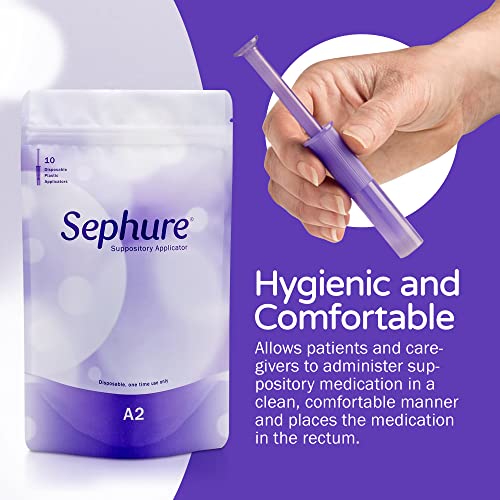 Sephure EasytoUse Suppository Applicator for Women and Men