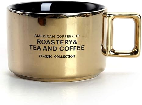 Amazon Co Jp コーヒーカップ ディスク付き 家庭用 猫 うんち コーヒー 110ml ゴールド 8s4bjrt Gold110ml ホーム キッチン