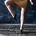 Kenley Stick-on Sole Sheets for Dance Shoes - Set of 3 Black and Beige Eco Suede Soles 8.5 x 12 Inches - Sticky Self-Adhesive Backing - Easy Resole Old Dance Shoes, Heels or Sneakers