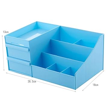 Amazon Com Ihomei Plastic Storage Box Makeup Drawers Organizer