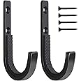 GOHIKING Gun Rack Storage Rifles Shotgun Hooks Wall Mount Hangers for Any Rifles Shotguns Archery Bow with Soft Padding and Heavy Duty Steel…