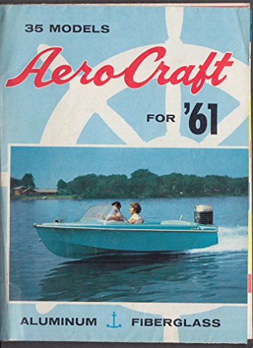 Aero Craft Aluminum & Fiberglass Speedboats & Canoes mailer 1961