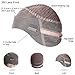 360 Lace Frontal Wigs 180% Density Water Wave Human Hair Wigs with Baby Hair for Black Women Natural Color 18inch