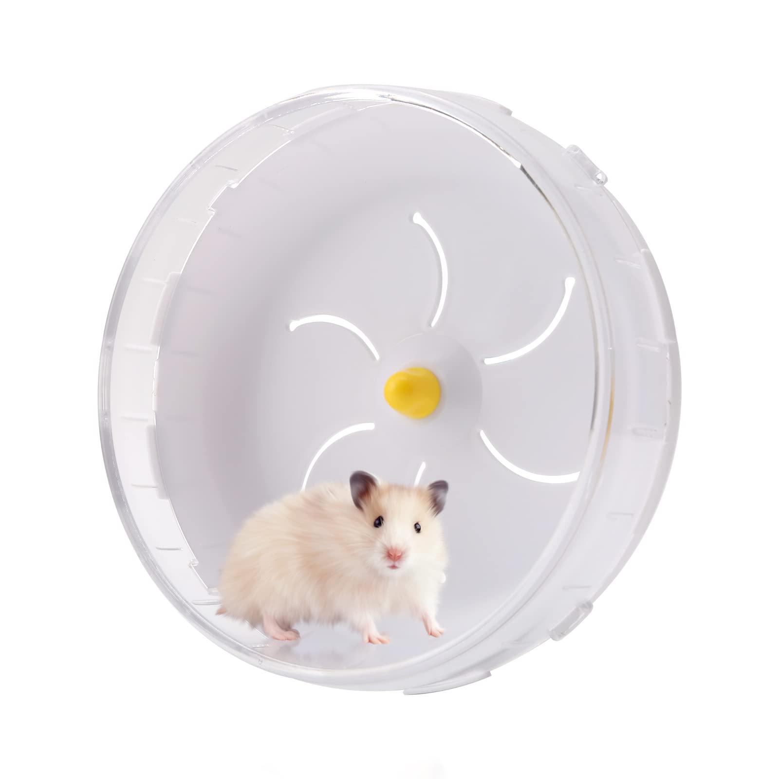 21cm/8.3In Silent Hamster Exercise Wheel, Pets Running Sports Jogging Wheel Silent Large Spinner Exercise Running Wheel for Hamsters, Gerbils, Mice or Other Small Animals