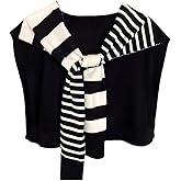 YY GEWETAO Women's Fashion Knitted Shawl - Sweater Shawl for Air-Conditioned Rooms Poncho Cape Open Front Cardigan Scarf