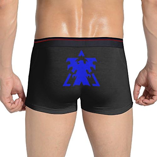 NGG Sexy Starcraft Terran Logo Seamless Stretchable Boxer Briefs For Fashionable Men Black L