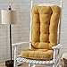 Greendale Home Fashions Jumbo Rocking Chair Cushion Set Hyatt Fabric, Cream