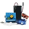 Barnabas Robotics Servo Motor Tester Kit | 180 Degree 9g Servo Motor + RC Servo Tester Controller + 6V Battery Holder
