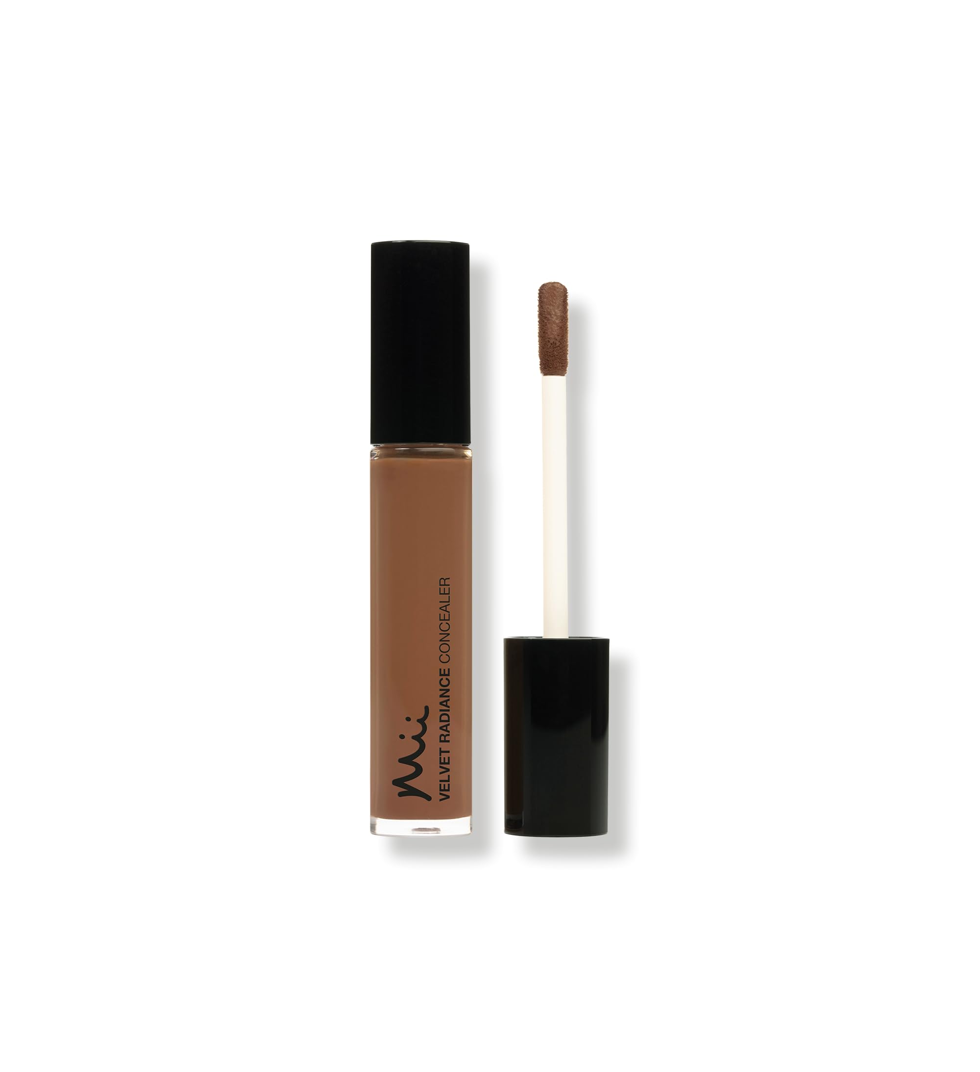 Mii Cosmetics Velvet Radiance Concealer | Weightless Full Coverage | Buildable and Blendable | Suitable for All Skin Types | Vegan | Medium Deep with Warm Undertone | Confident 04