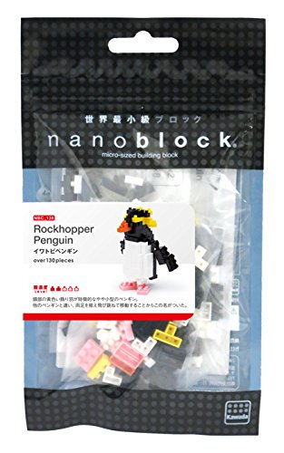 Nanoblock Rock Hopper Penguin Building Blocks