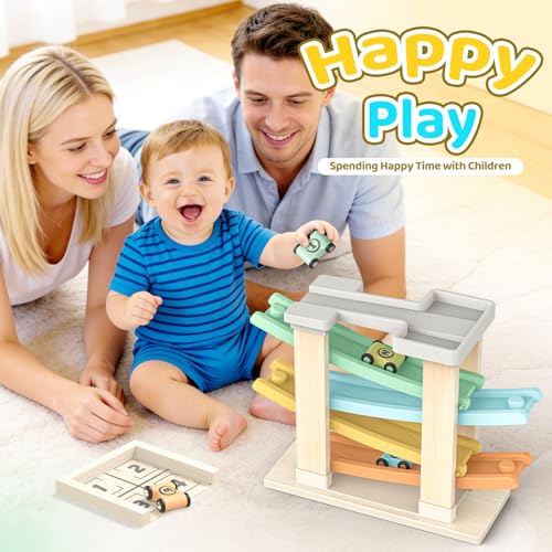 Toyzey Montessori Toys for 1 2 Year Car Toys Ball Track