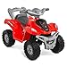 Best Choice Products 6V Kids Battery Powered Electric 4-Wheeler Quad ATV Bicycle Toddler Ride-On Toy w/ Charger, Treaded Tires - Red