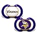 BabyFanatic Pacifier 2-Pack - NFL Minnesota Vikings - Officially Licensed League Gear