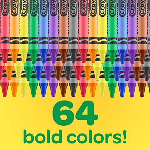 Crayola Vintage-Style Crayon Set with Collectible Tin - 64 Count