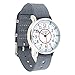 EasyRead Time Teacher Children's Watch, 12 & 24 Hour Time, Red, Blue, Grey Face / Grey Strap