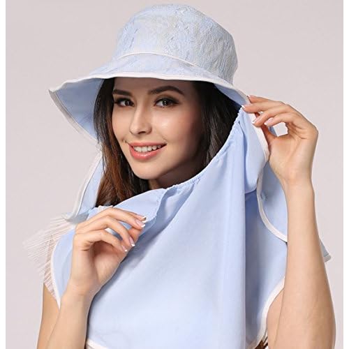 日よけ帽子 つば広 取り外すあご紐 サンバイザー レディース Uvケア
