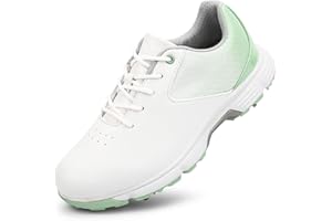 THESTRON Women's Golf Shoes Ladies Golf Sports Sneakers Spikes Women Golf Wears Spikeless Girls Golf Walking Sneakers