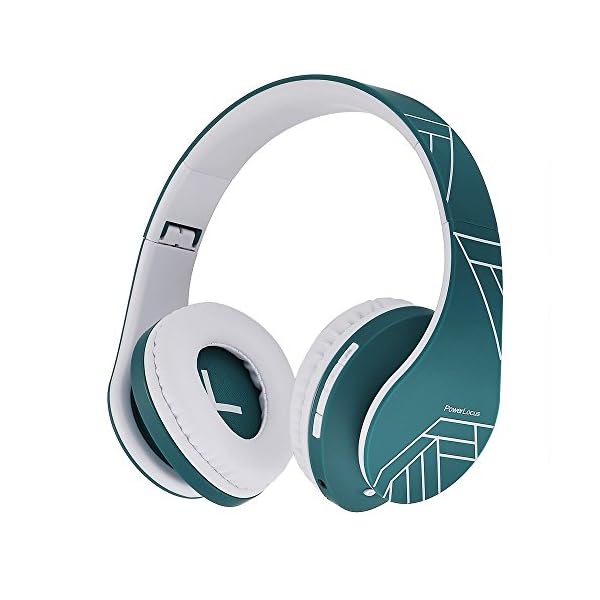 PowerLocus Bluetooth Over-Ear Headphones, Wireless Stereo Foldable Headphones Wireless and Wired Headsets with Built-in…
