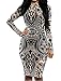 Sexy Women Tribal Tattoo Printed Party Dress Summer Dress