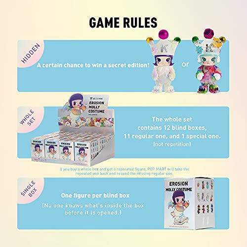 pop mart Molly Instinctoy Erosion1PC Molly Costume Series Blind Box
