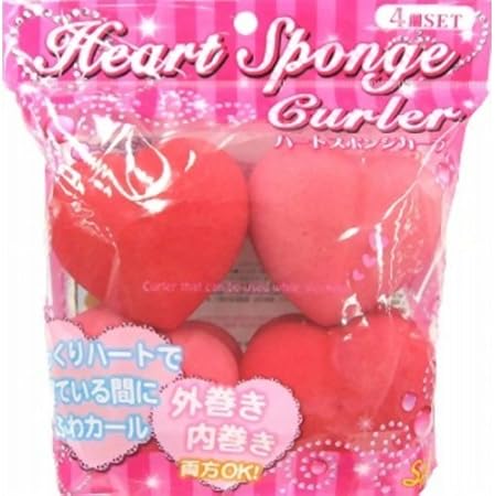 Amazon ハートスポンジカーラー 4個セット Sho Bi ショービ シャンプー 通販