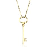 Ross-Simons Italian 10kt Yellow Gold Key Necklace. 18 inches