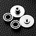 Fidget Spinner Caps and R188 Bearings Set - Replacement Parts for Fidget Spinner - Caps and Bearings Pack - 1 pair of SS Buttons and 2 SS 10-ball R188 bearings - Caps perfect for R188 bearings