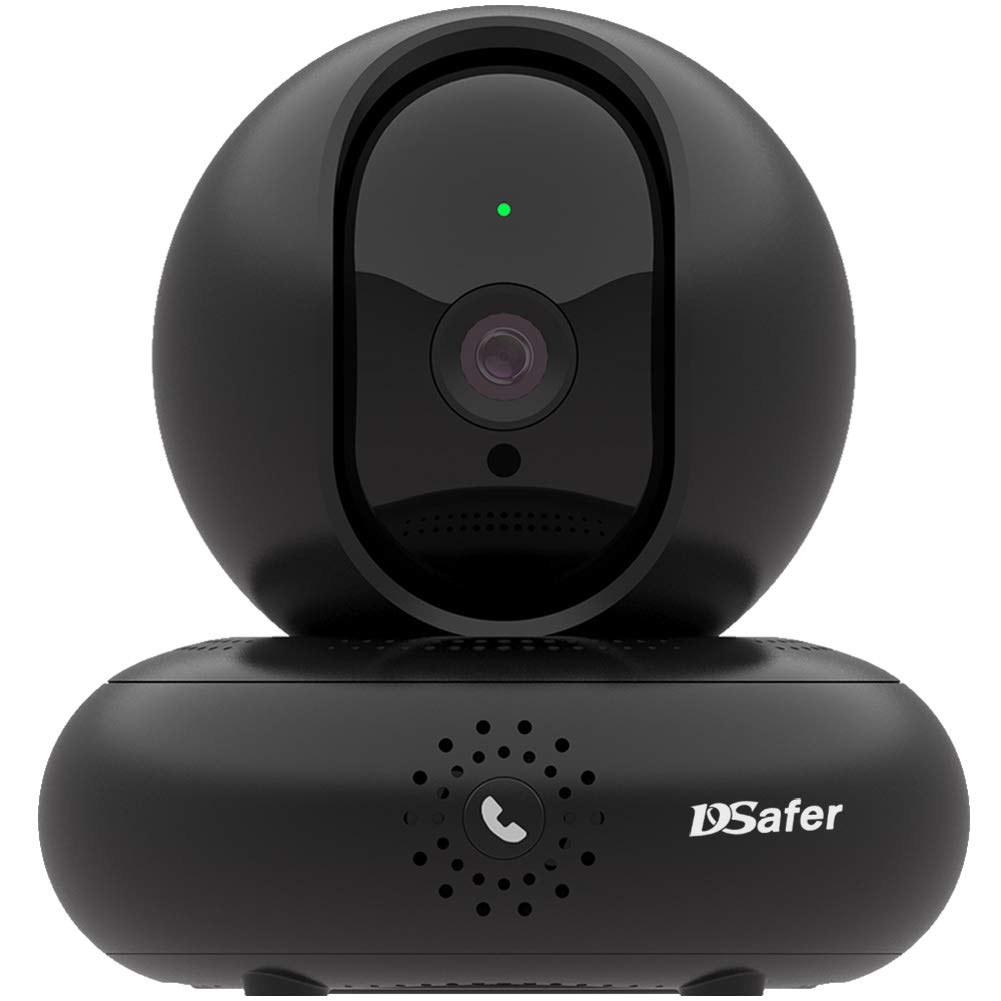 Indoor WiFi Camera, 360 Wireless Security Camera with Active Calling, 2.4ghz 1080P Night Vision WiFi IP Dome Cameras with 2 Way Audio for Home Security, Remote Surveillance Monitor for pet Dogs Black