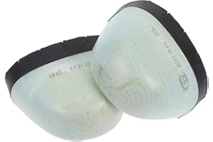 ULTECHNOVO Steel Toe Inserts for Work Boots with Composite Safety Toe Caps and Protective Covers Durable Guards for Construction and Industrial Work 3.34 X 2.63 X 1.65 Inches