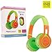 Contixo KB2600 Kid Safe 85db Foldable Wireless Bluetooth Headphone Built-in Microphone, Micro SD Card Music Player, FM Stereo Radio (Green w/Orange) - Best Gift
