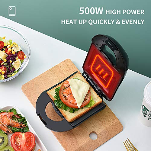 Auertech Compact Sandwich Maker, Mini Toaster and Electric Panini Maker