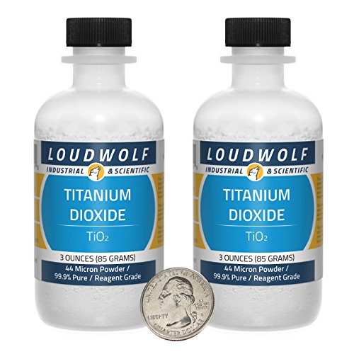 Titanium Dioxide / Fine Powder / 6 Ounces / 99.9% Pure / SHIPS FAST FROM USA