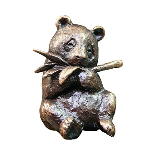Butler & Peach Detailed Small Solid Bronze Panda
