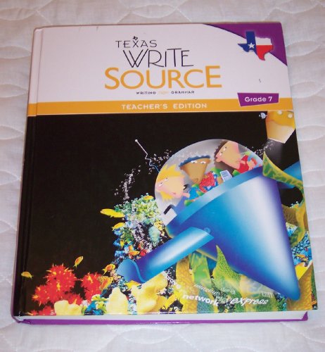 Texas Write Source, Writing Grammar, Teachers E... 0547394772 Book Cover
