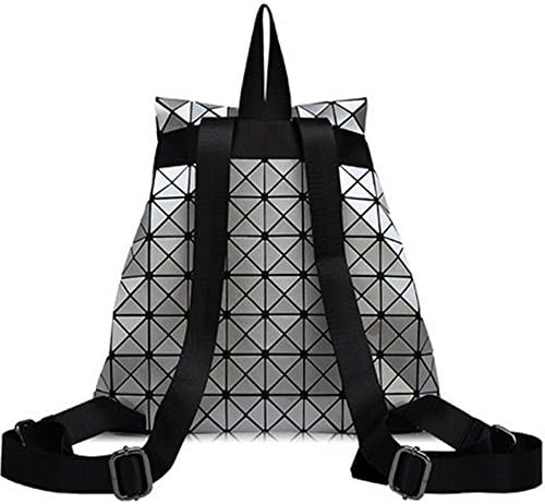 DIOMO Geometric Lingge Laser Women Backpack Travel Shoulder Bag Satchel Rucksack