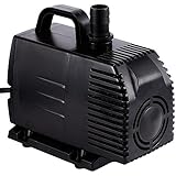 Simple Deluxe 1056 GPH UL Listed Submersible Pump with 15' Cord, Water Pump for Fish Tank, Hydroponics, Aquaponics, Fountains, Ponds, Statuary, Aquariums &amp; Inline