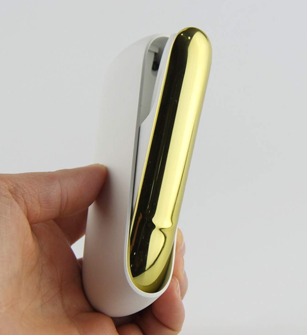 Magnetic Side Cover Case Fit for IQOS3.0, Replaceable Plating Caps (Gold)