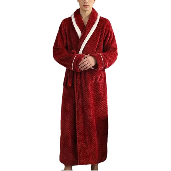 men's floor length dressing gown 2t Extra Long Tall Fleece Dressing Gown Housecoat (plain navy) | Tall Mens  Clothing main image 1