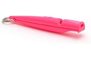 ACME Genuine 210.5 Dog Whistle. High Pitch. Single Note. Good Sound Quality. Weather-Proof. Pealess. Made in The UK (Day Glow Pink)