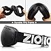 Zionor X Ski Snowboard Snow Goggles OTG Design for Men & Women with Spherical Detachable Lens UV Protection Anti-Fog