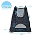 Pet Net Barrier,Petbob Dog Car Barrier Seat Mesh Obstacle,Oxford Cloth Dog Backseat Barrier Adjustable Divider to Keep Driver Safety, Easy to Install for Car,Minivan(Black)