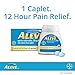 Aleve Caplets, Naproxen Sodium 220 mg (NSAID), Pain Reliever/Fever Reducer, #1 Orthopedic Surgeon Recommended, 50 Count