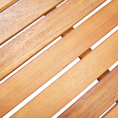 vidaXL Akazienholz Gartenmöbel 9-TLG. Gartengarnitur Sitzgruppe Gartenset Sitzgarnitur Gartentisch Tisch Stühle Poly… – Bild 8