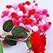 Coobey 600 Pieces Valentine Craft Pom Poms Assorted Sizes and Colors Pom Poms Balls for DIY Creative Crafts