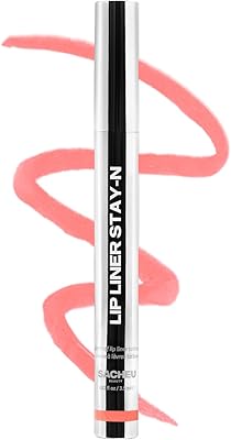 Sacheu Lip Liner STAY-N Peel Off Lip Stain — Long Lasting Waterproof Lip Tint with Hyaluronic Acid & Vitamin E — Transfer Proof Matte Finish, Vegan & Cruelty-Free (COREal)