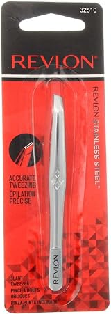 Revlon Stainless Steel Slant Tip Tweezers for Accurate Hair Removal view 5