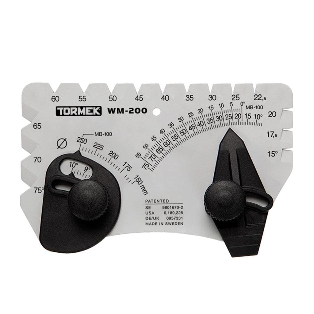 Tormek Angle Setter for Sharpening System WM-200 Angle Master. Sets The Perfect Angle for Sharpening Blades. Works on Sharpening Systems.