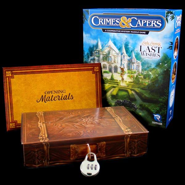 Renegade Games Studios Crimes & Capers Lady Leona's Last Wishes Board